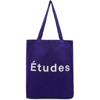 Etudes Studio Blue October Logo Tote