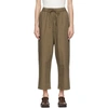 Co Wide-leg Crop Trousers In Taupe