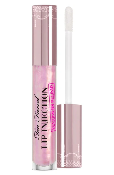 Too Faced Mini Lip Injection Maximum Plump Extra Strength Hydrating Lip Plumper Clear 0.10 oz/ 2.8 G