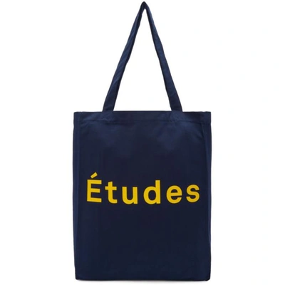 Etudes Studio Navy Logo October Tote