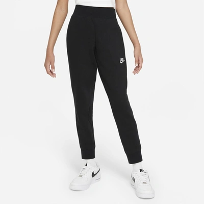 Nike Sportswear Club Fleece Big Kids' (girls') Pants In Black