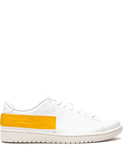 Jordan Air  1 Centre Court Shoes In White,sail,university Gold