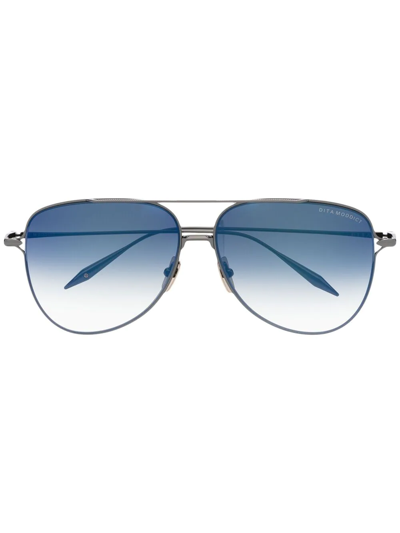 Dita Eyewear Moddict Pilot-frame Sunglasses In Black