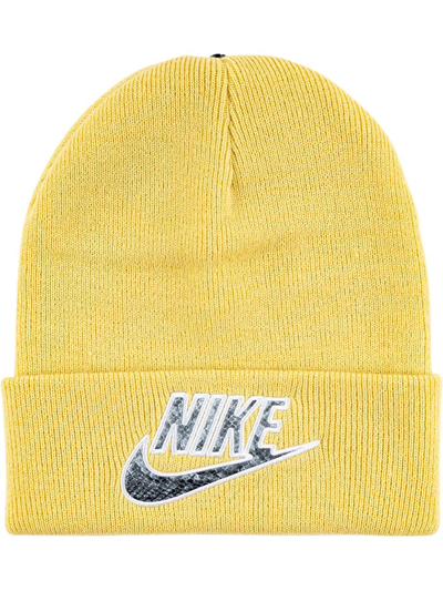 Supreme X Nike Beanie Hat In Yellow