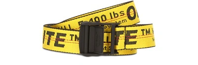 Off-white Industrial Belt In Yellow Black