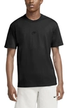 Nike Sportswear Oversize Embroidered Logo T-shirt In Black