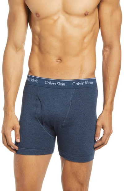 Calvin Klein 3-pack Boxer Briefs In 9fb 1 Lacquer