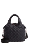 Mz Wallace Small Sutton Bag In Black/black