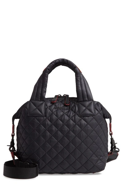 Mz Wallace Small Sutton Bag In Black/black