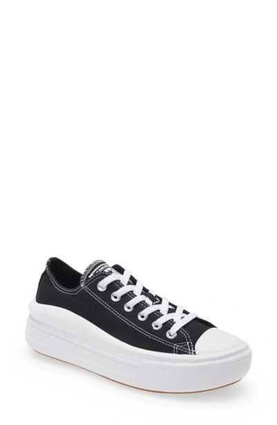 Converse Chuck Taylor® All Star® Move Low Top Platform Sneaker In Black/ White/ White