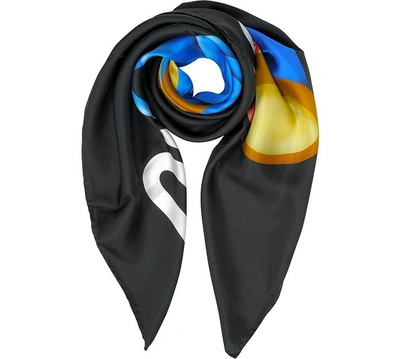 Moschino Transformers Scarf In Black