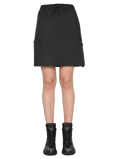 Disclaimer Womens Black Polyester Skirt