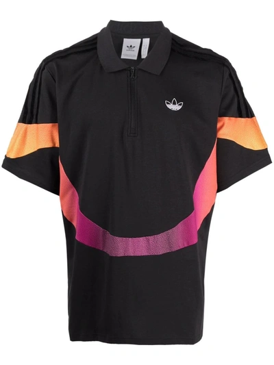 Adidas Originals Supersport Polo Shirt In Black