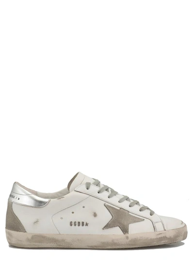 Golden Goose Sneakers In White/ice/silver