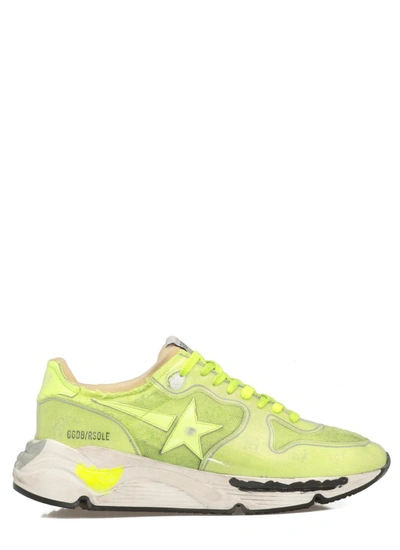 Golden Goose Trainers In Neon Yellow