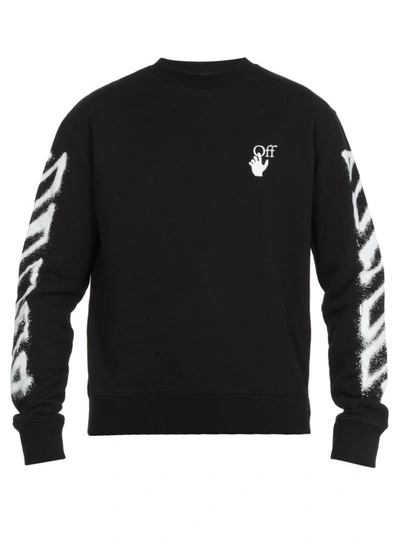Off-white Off White Sweaters Black In Black Whit
