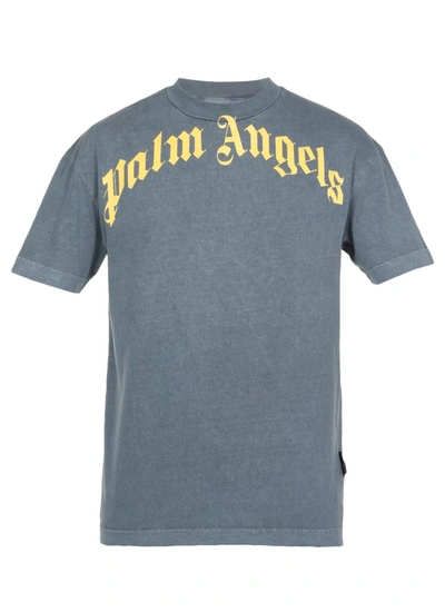 Palm Angels T-shirts And Polos Blue