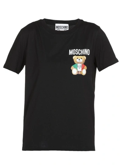 Moschino T-shirts And Polos In Fantasia Nero