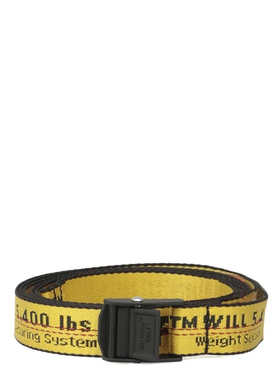 Off-white Belts Yellow