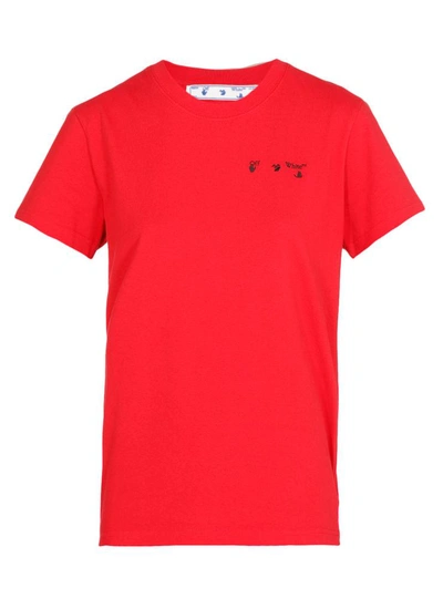 Off-white T-shirts And Polos Red