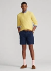 Ralph Lauren 8.5-inch Classic Fit Cotton-linen Short In Luxury Tan