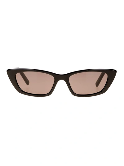 Saint Laurent Eyewear New Wave Sl 277 Sunglasses In Black