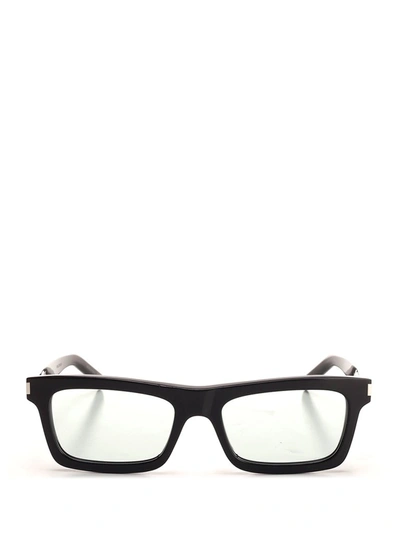 Saint Laurent Eyewear Sl 461 Rectangular Frame Sunglasses In Black