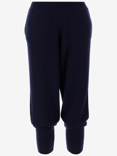 Stella Mccartney Tapered Track Pants In Blue