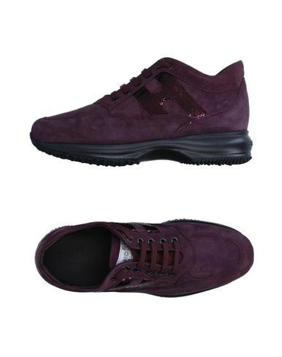 Hogan Sneakers In Mauve