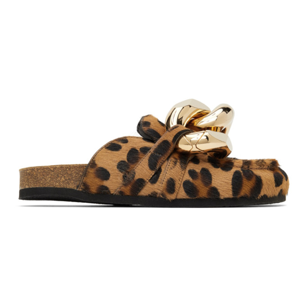 jw anderson leopard mules