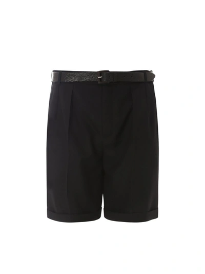 Saint Laurent Tailored Shorts In Black