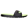 Nike Men's Benassi Solarsoft Slide 2 Slide Sandals, Green/black