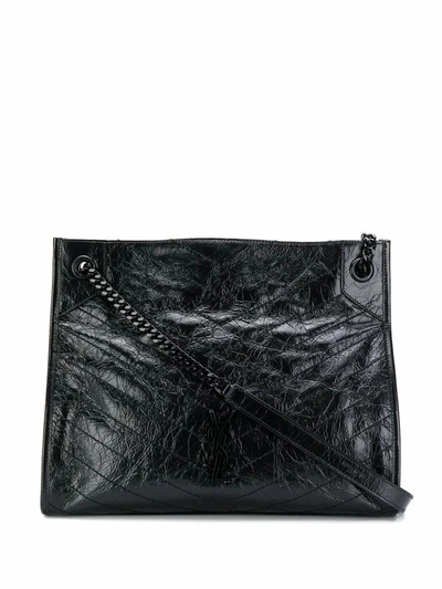 Saint Laurent Women's Black Leather Shoulder Bag