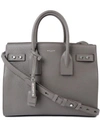 Saint Laurent Large Sac De Jour Souple Tote In Grey