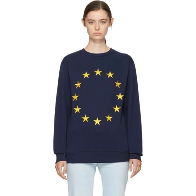 Etudes Studio Navy Étoile Europa Sweatshirt