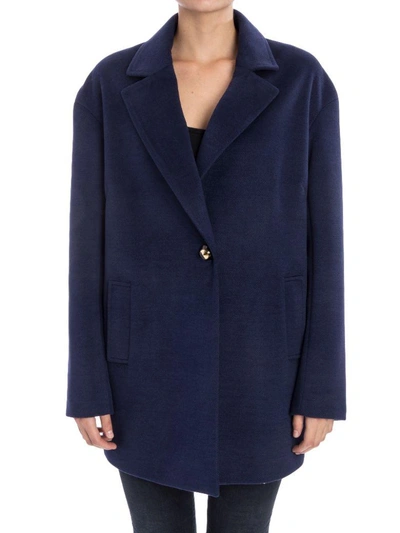 Trussardi Coat In Blue