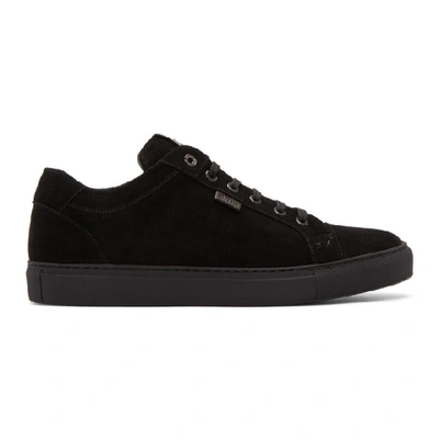 Brioni Lace-up Sneakers In 1000 Black
