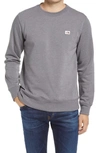 The North Face Heritage Patch Crewneck Sweatshirt In Tnf Medium Grey Heather