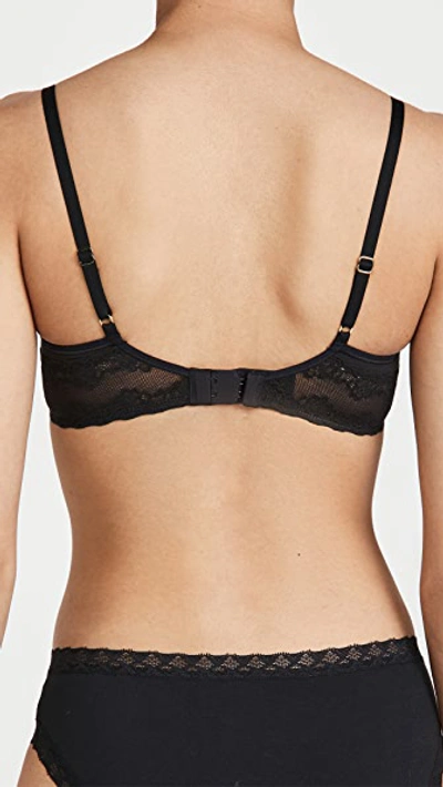 Natori Bliss Perfection Contour Underwire Soft Stretch Padded T-shirt Everyday Bra (34ddd) Women's In Black