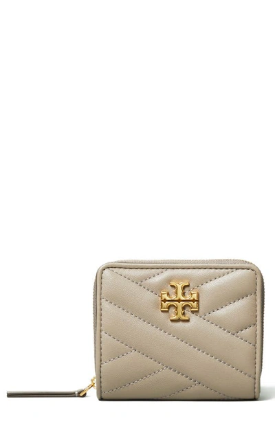 Tory Burch Kira Chevron Quilted Bifold Wallet In Brown