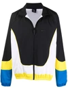 Nike Throwback Men's Basketball Jacket In Black/white/opti Yellow