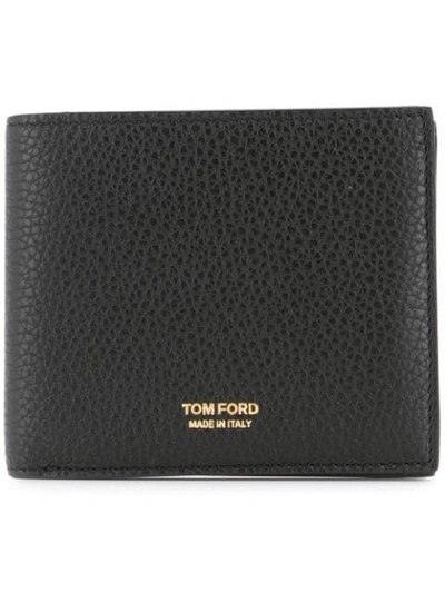 Tom Ford Logo Bifold Wallet In Black