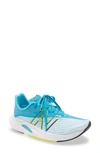 New Balance Fuelcell Rebel V2 Running Shoe In White/blue
