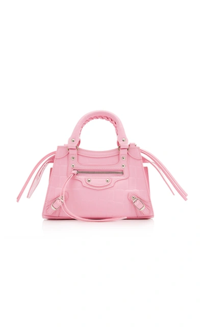 Balenciaga Neo Classic City Mini Satchel Bag In Pink