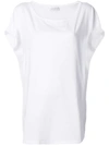 Faith Connexion Oversized Boat-neck T-shirt - White
