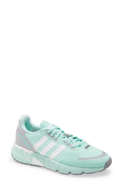 Adidas Originals Zx 1k Boost Sneakers In Mint-green In Clear Mint/ White/ Grey
