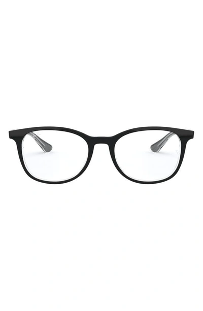 Ray Ban 52mm Optical Glasses In Top Black