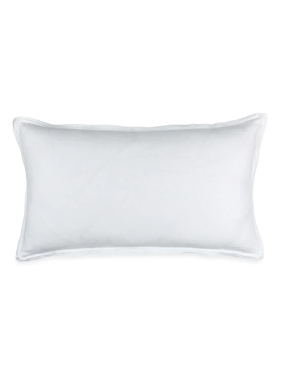 Lili Alessandra Bloom King Linen Pillow In White