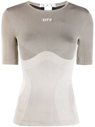 Off-white Meteor Seamless Top, Grey In White