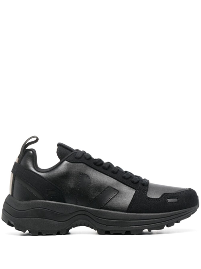 Rick Owens X Veja Veja X Rick Owens Hiking Style Full Black In Black